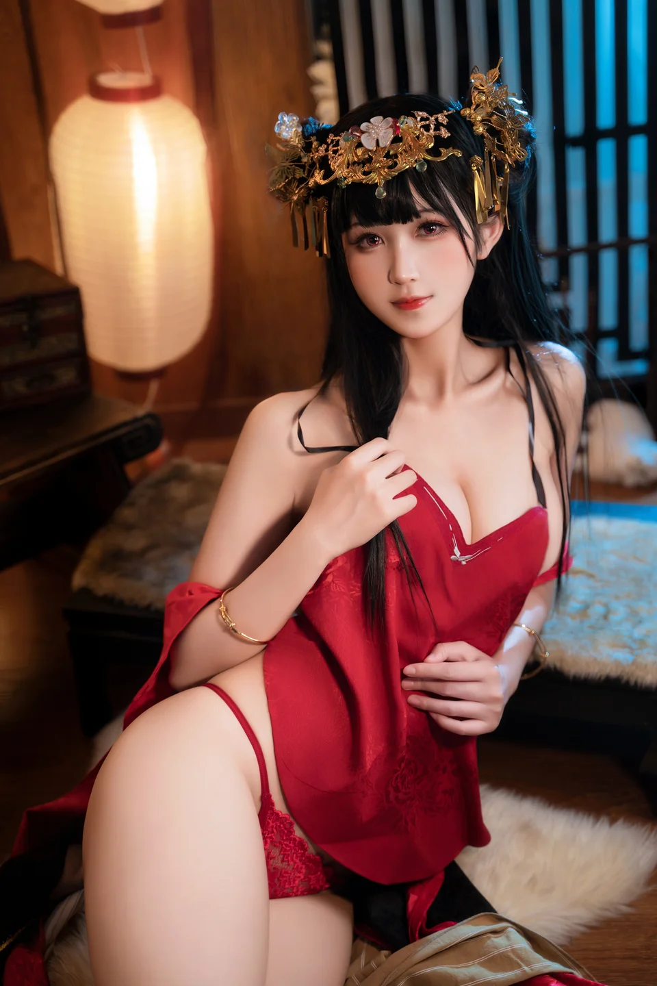 三度_69 No.084 – 蛇年红装 [62P-348MB] 【丝足阁写真】004.webp