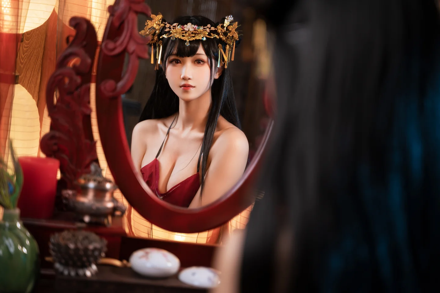 三度_69 No.084 – 蛇年红装 [62P-348MB] 【丝足阁写真】011.webp