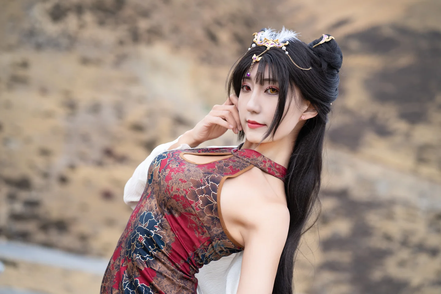 三水子 - 玉玲珑旗袍 [54P-257MB] 005.webp