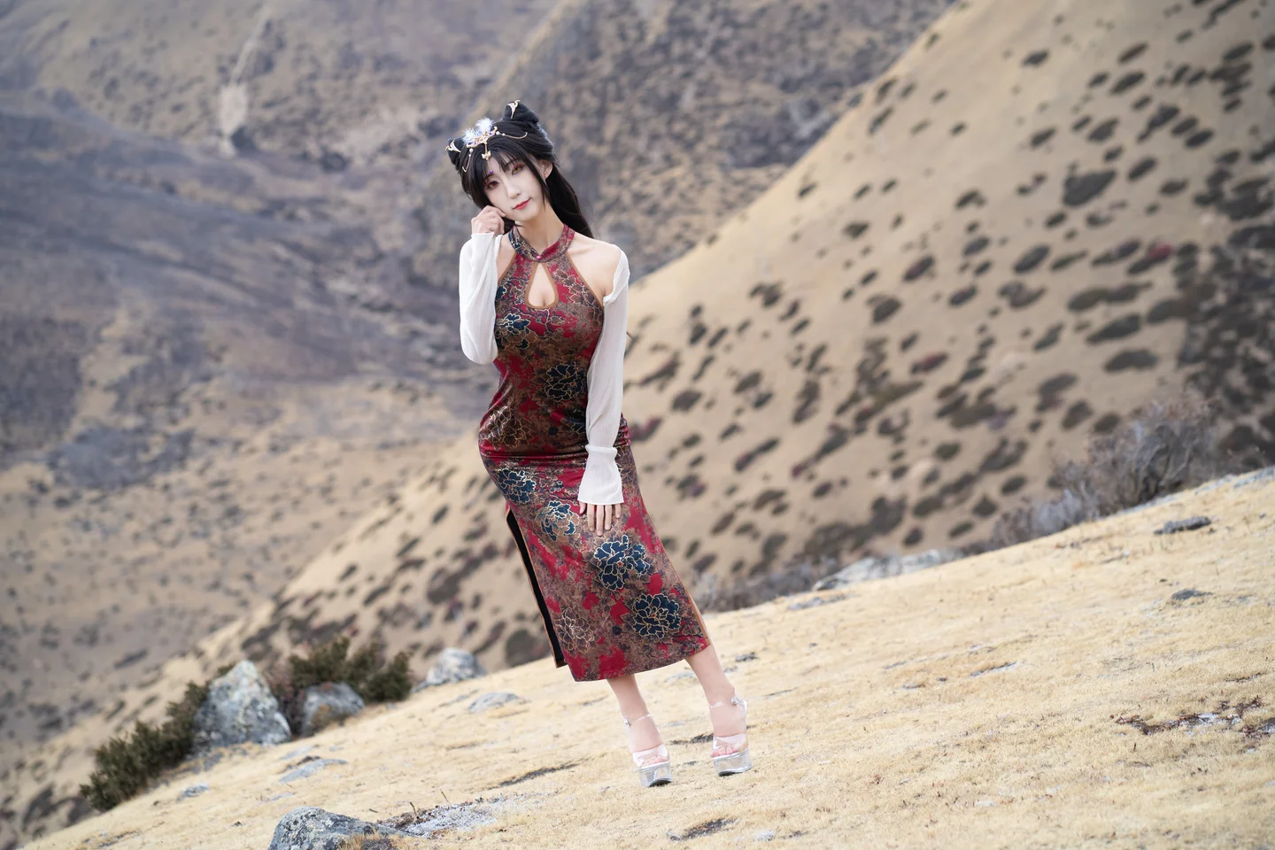 三水子 - 玉玲珑旗袍 [54P-257MB] 007.webp