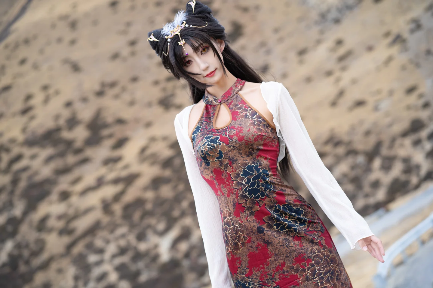 三水子 - 玉玲珑旗袍 [54P-257MB] 012.webp