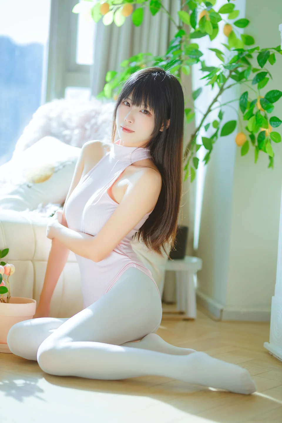 三無人型 - 白丝桃子 [60P-171MB] 007.webp