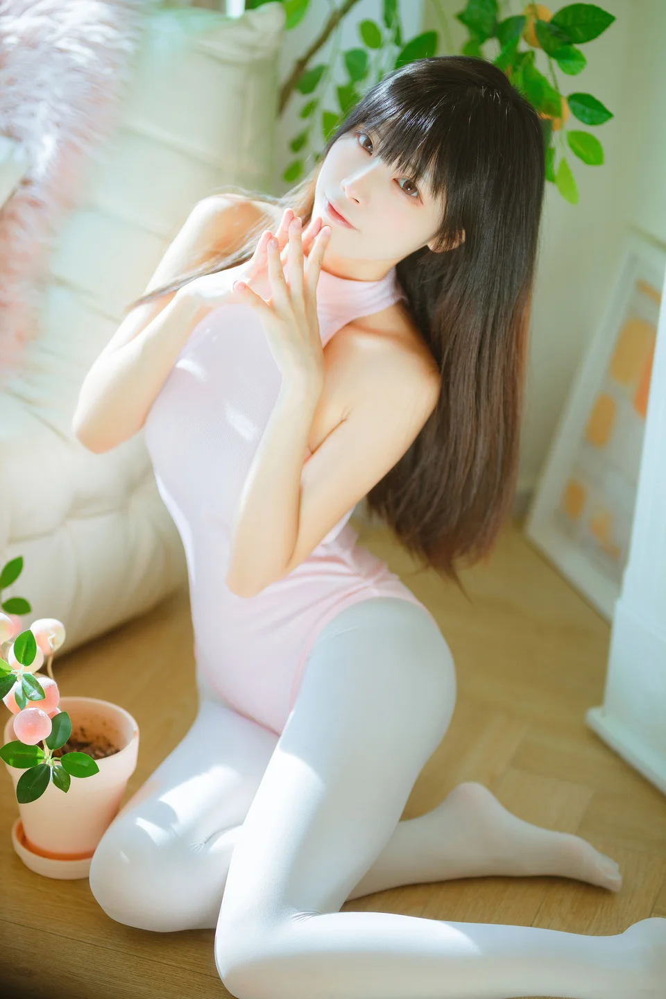 三無人型 - 白丝桃子 [60P-171MB] 019.webp