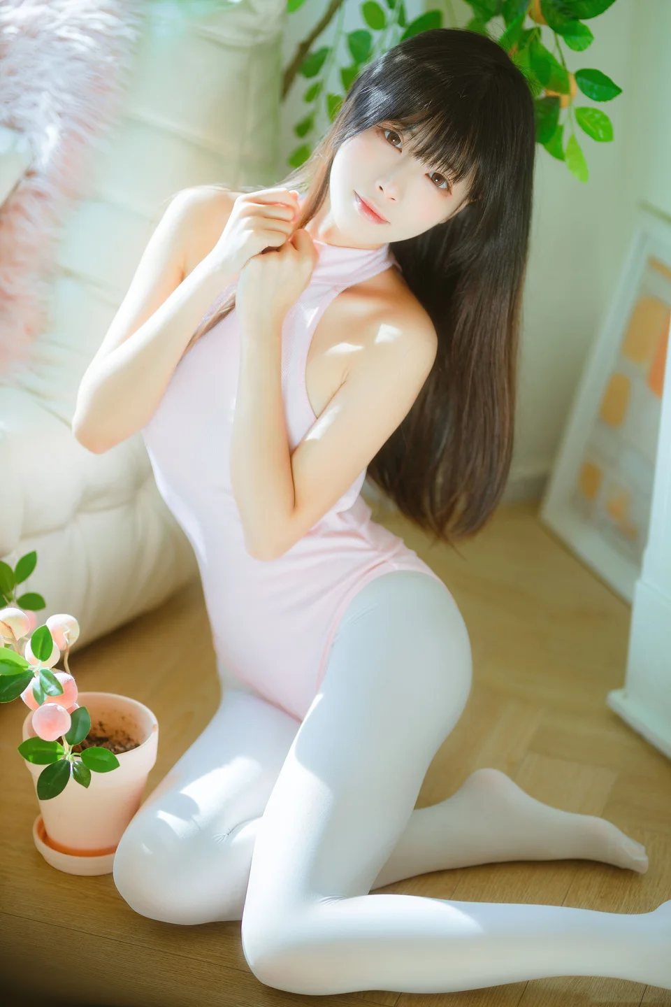 三無人型 - 白丝桃子 [60P-171MB] 020.webp