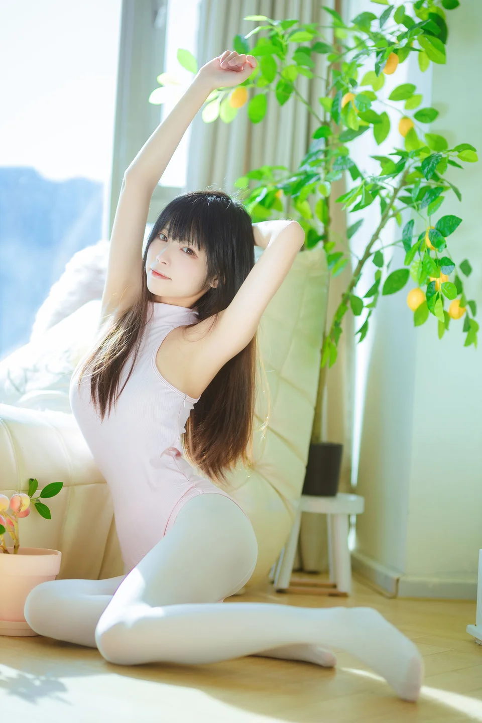 三無人型 - 白丝桃子 [60P-171MB] 035.webp