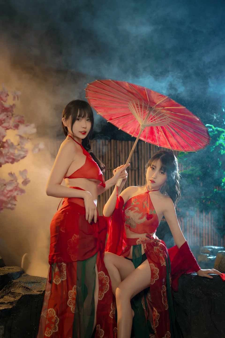 不呆猫 – 古风双人 [16P-237MB] 【丝足阁写真】001.webp
