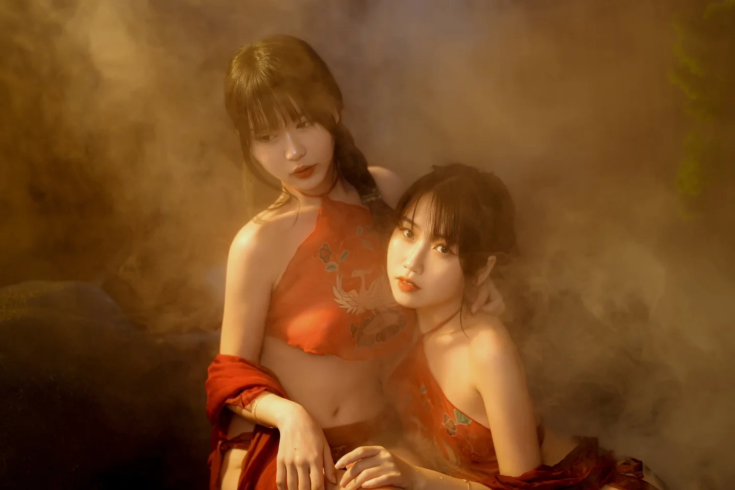 不呆猫 – 古风双人 [16P-237MB] 【丝足阁写真】007.webp