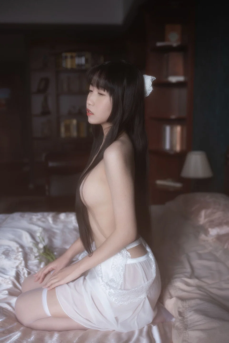 不呆猫 - 白月光 [53P] tg@simisebaisi53.webp