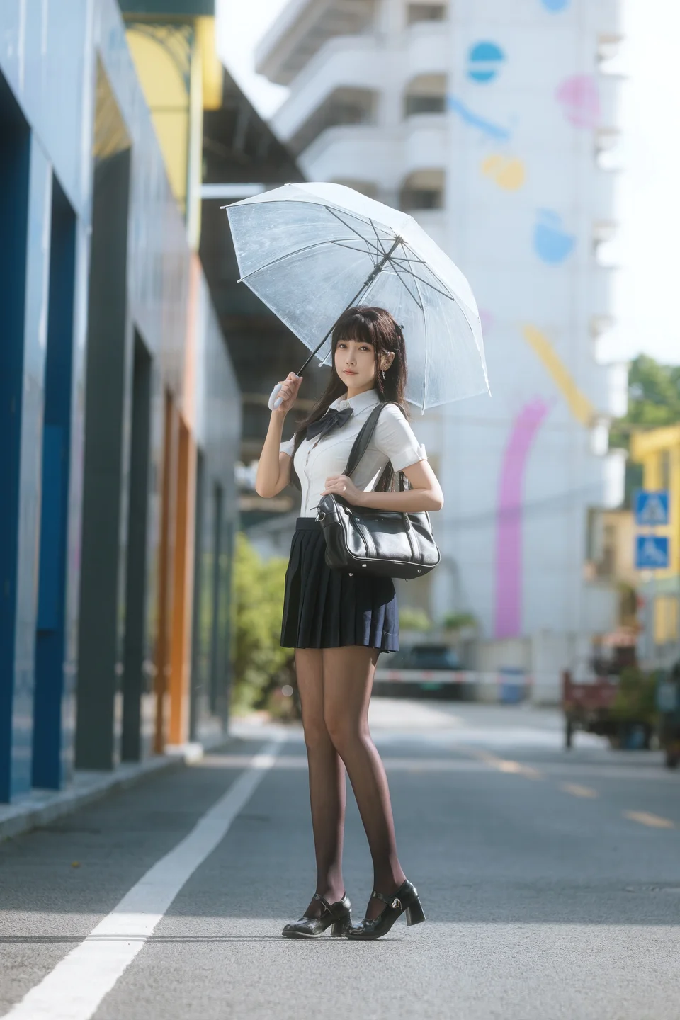 不呆猫 - JK学妹户外 [59P-409MB]
