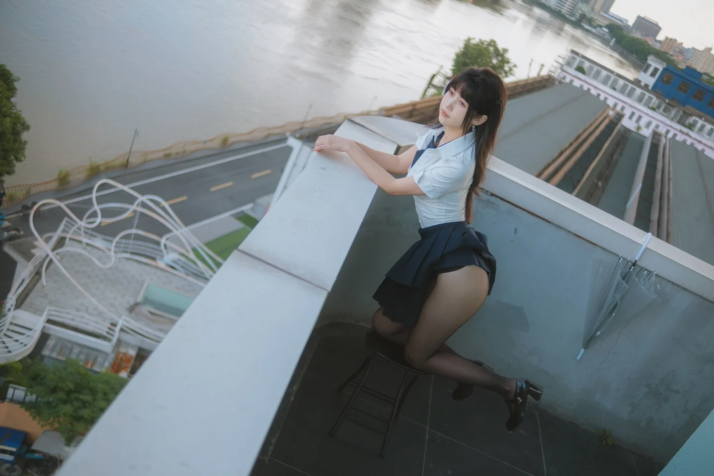 不呆猫 - JK学妹户外 [59P-409MB] 009.webp