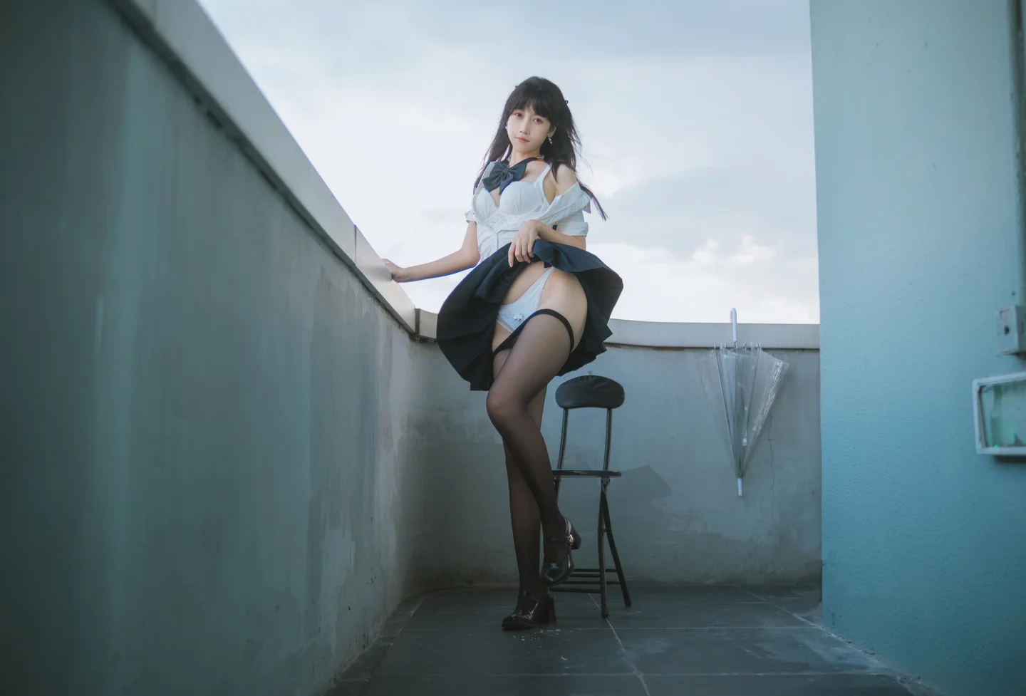 不呆猫 - JK学妹户外 [59P-409MB] 021.webp