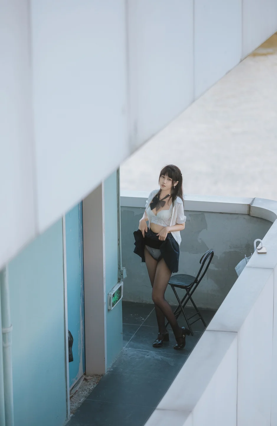 不呆猫 - JK学妹户外 [59P-409MB] 026.webp