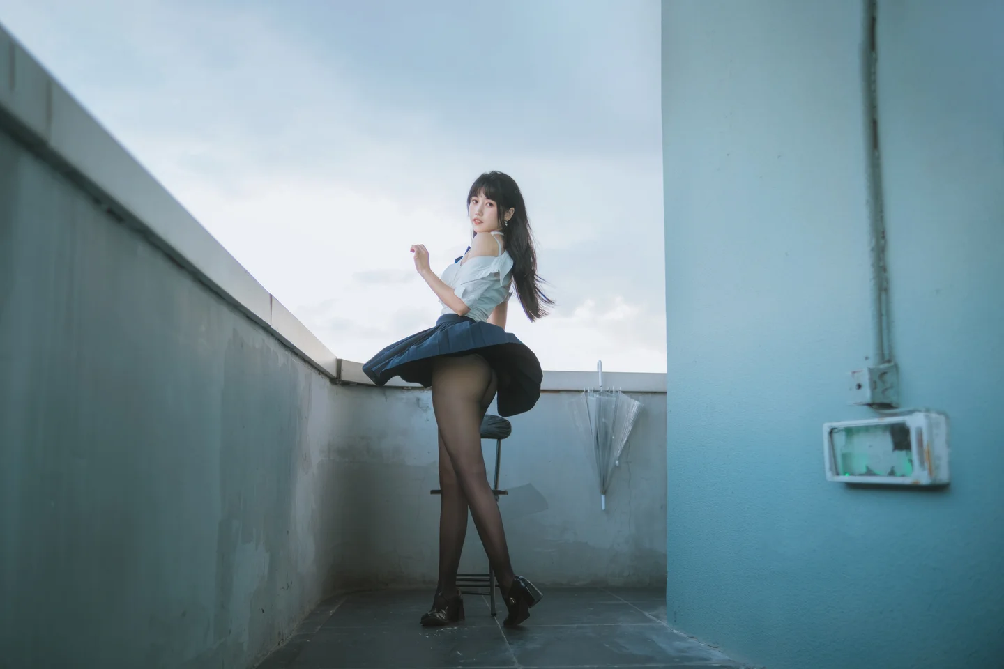 不呆猫 - JK学妹户外 [59P-409MB] 027.webp