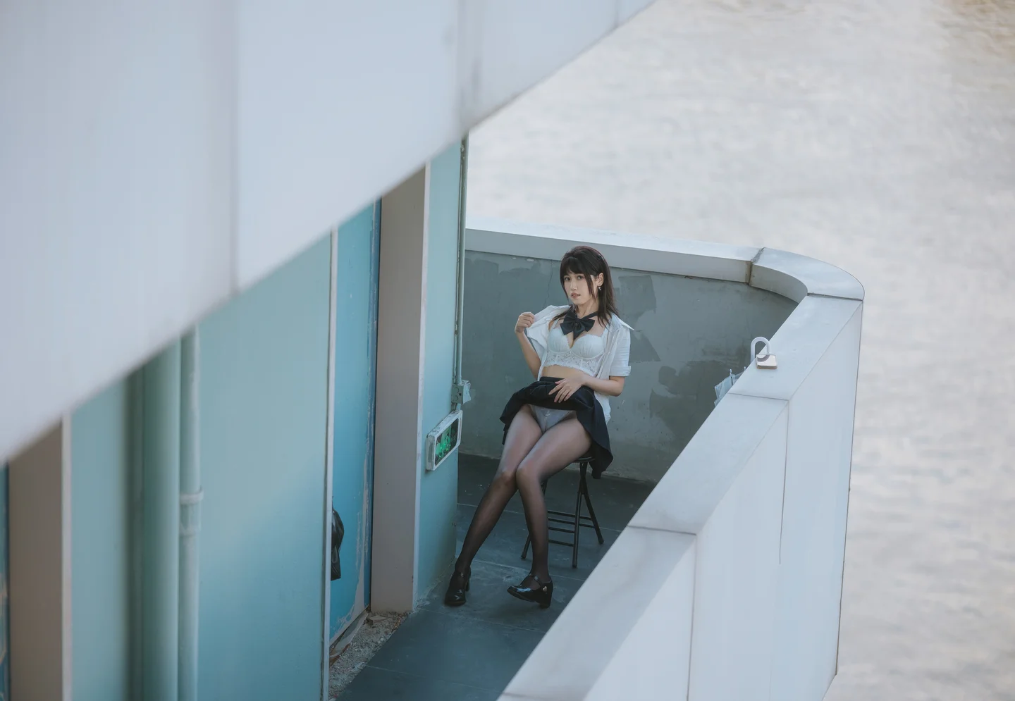 不呆猫 - JK学妹户外 [59P-409MB] 028.webp