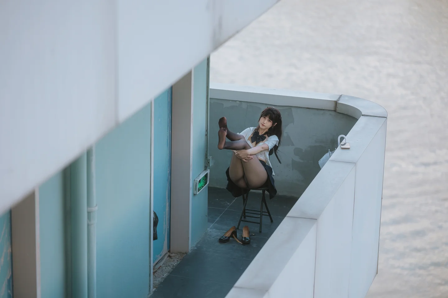 不呆猫 - JK学妹户外 [59P-409MB] 029.webp