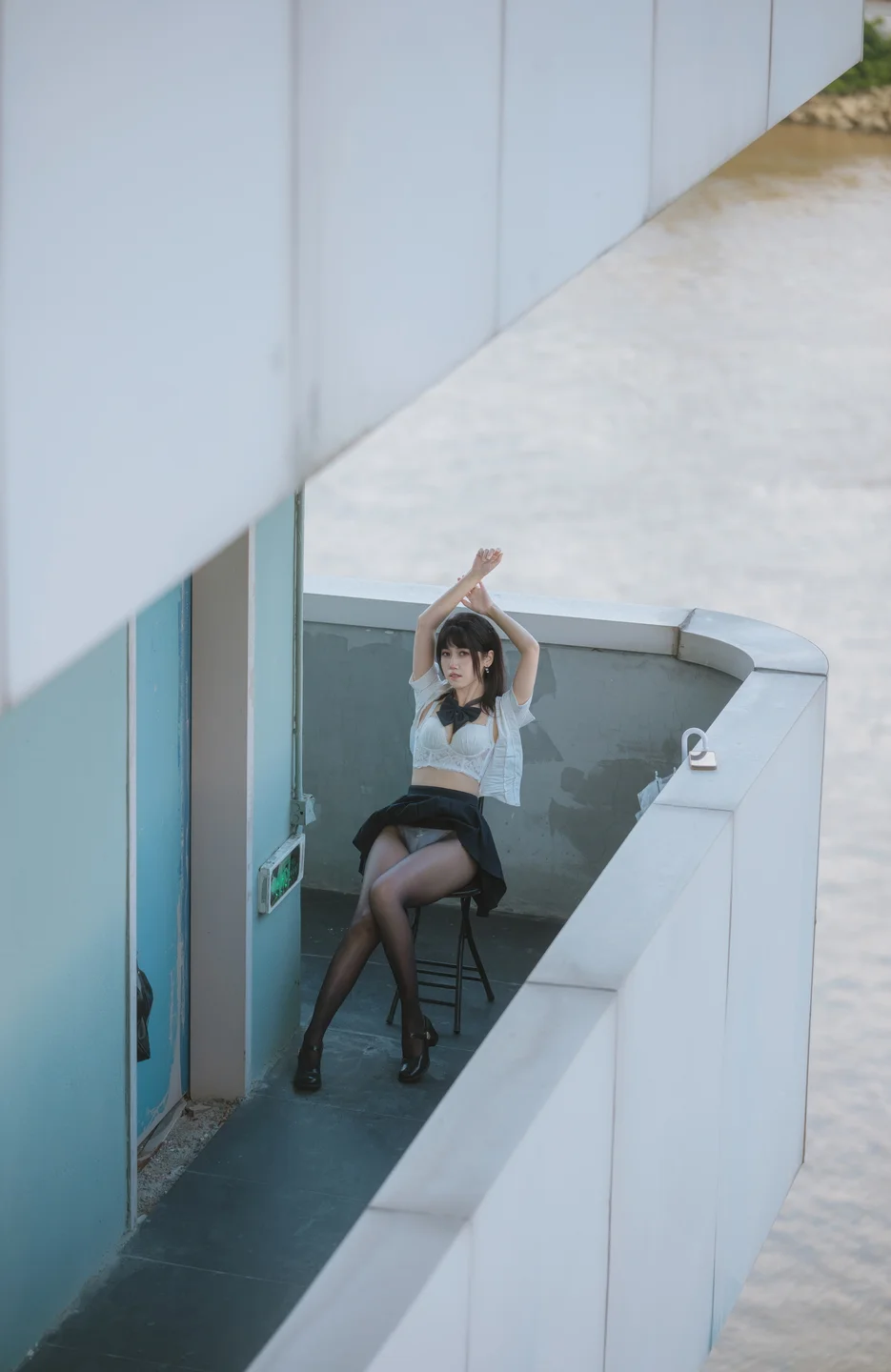 不呆猫 - JK学妹户外 [59P-409MB] 030.webp