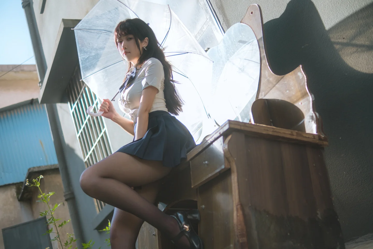 不呆猫 - JK学妹户外 [59P-409MB] 046.webp