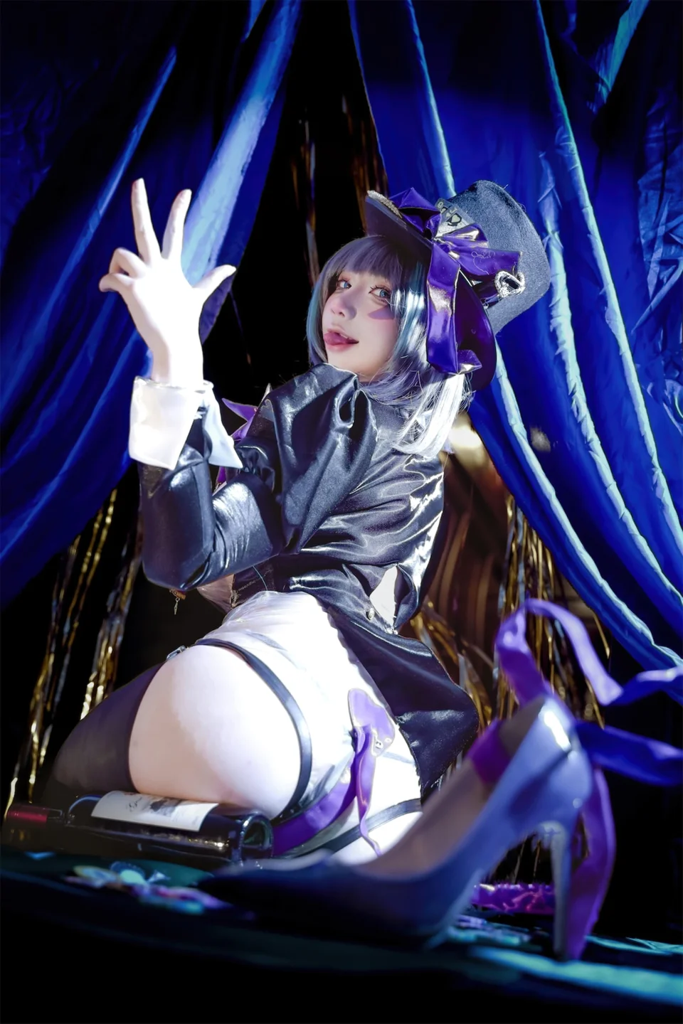 九曲Jean - No.092 柴郡绚烂夜梦 [40P-191MB] 003.webp