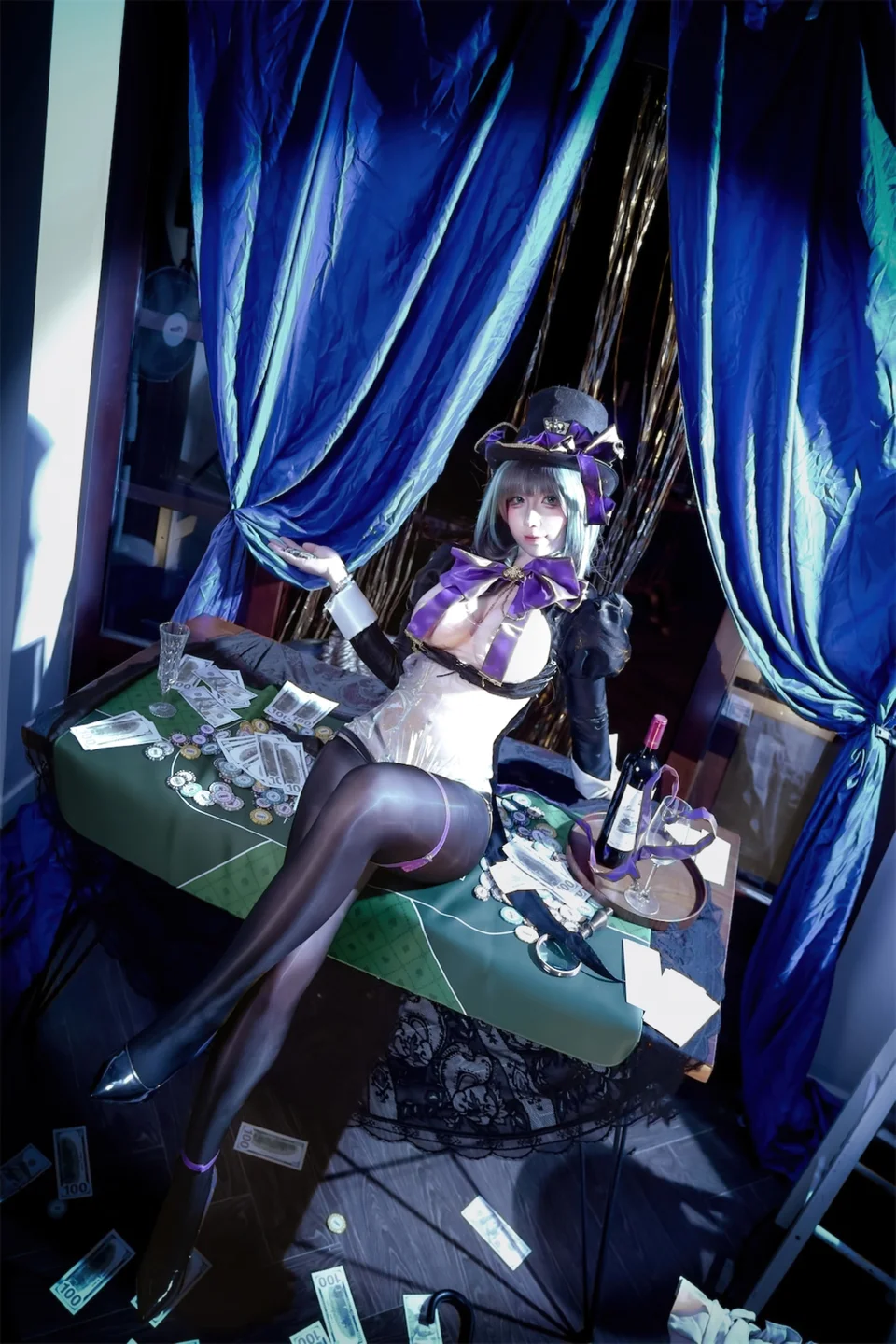 九曲Jean - No.092 柴郡绚烂夜梦 [40P-191MB] 007.webp