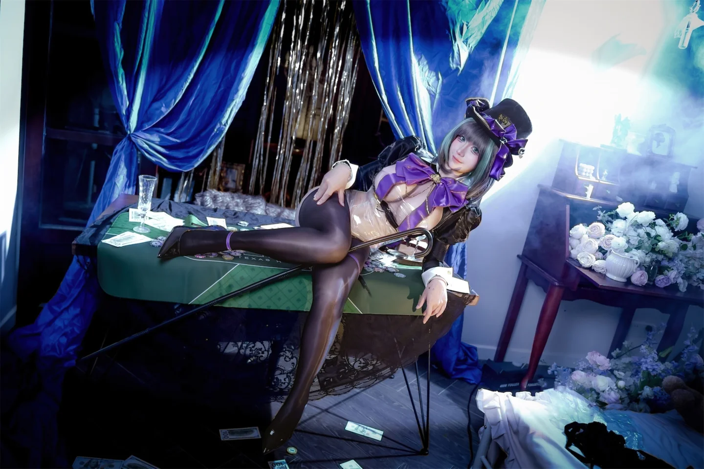 九曲Jean - No.092 柴郡绚烂夜梦 [40P-191MB] 011.webp