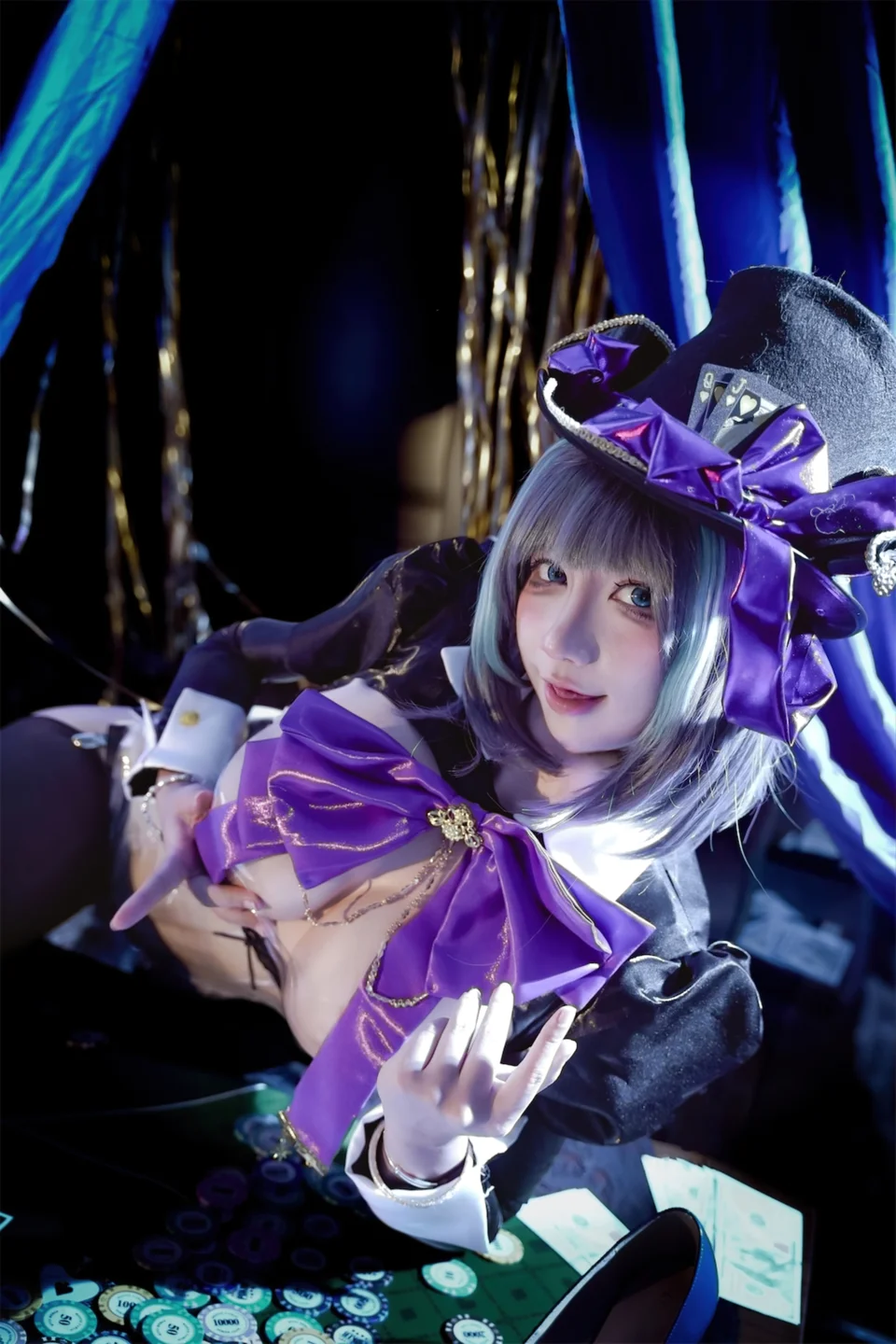 九曲Jean - No.092 柴郡绚烂夜梦 [40P-191MB] 016.webp