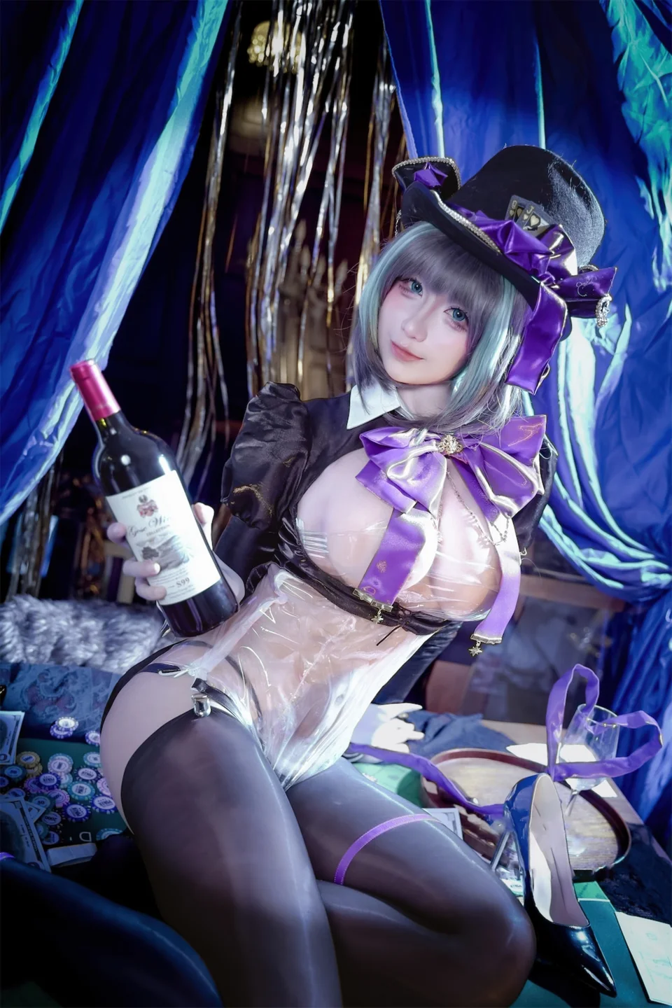 九曲Jean - No.092 柴郡绚烂夜梦 [40P-191MB] 026.webp