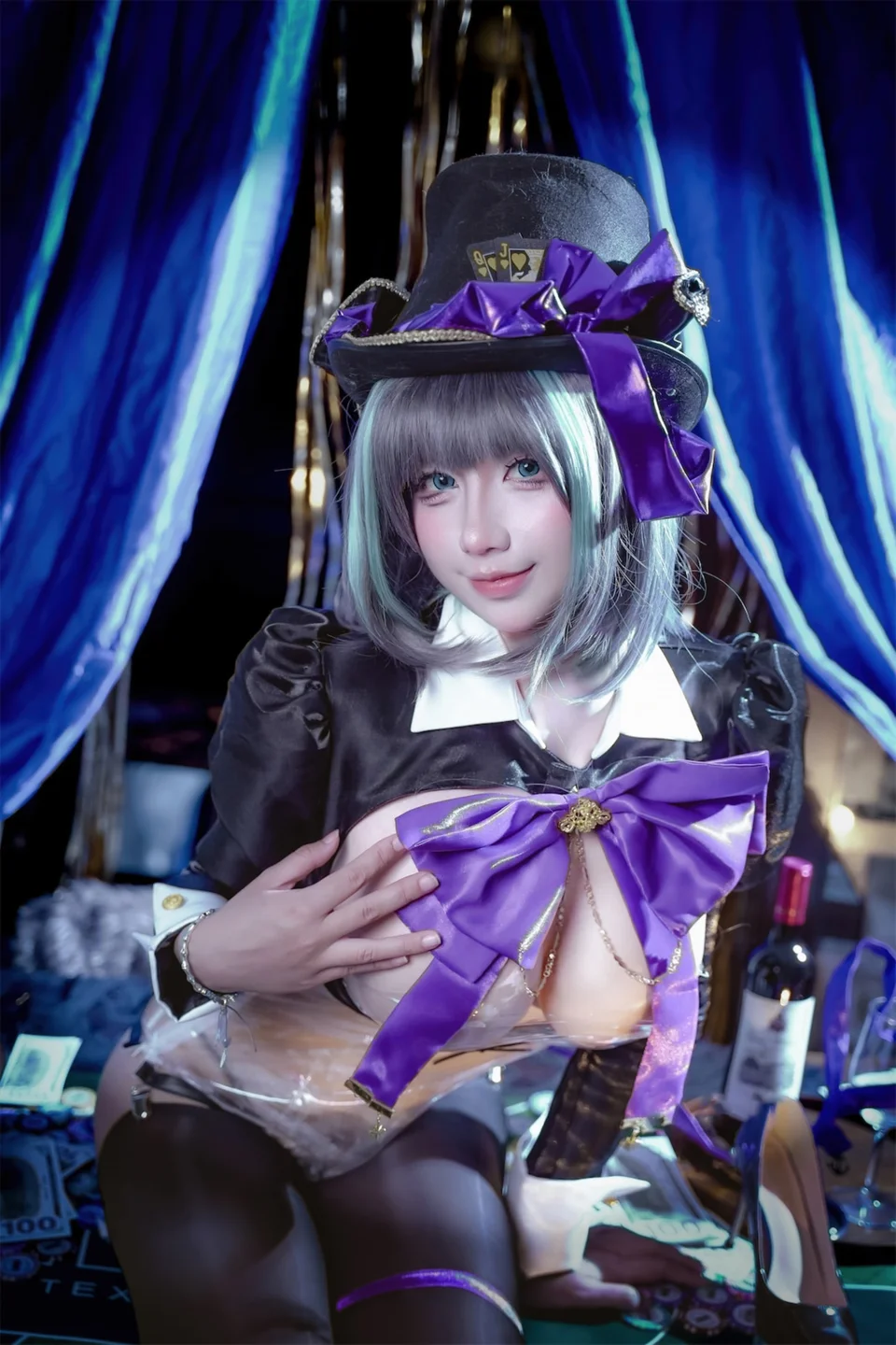 九曲Jean - No.092 柴郡绚烂夜梦 [40P-191MB] 028.webp