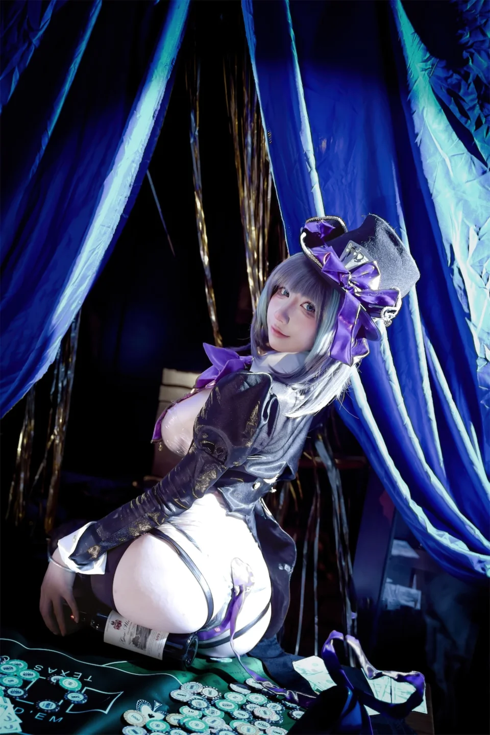 九曲Jean - No.092 柴郡绚烂夜梦 [40P-191MB] 030.webp