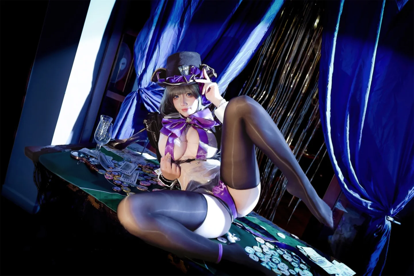 九曲Jean - No.092 柴郡绚烂夜梦 [40P-191MB] 034.webp