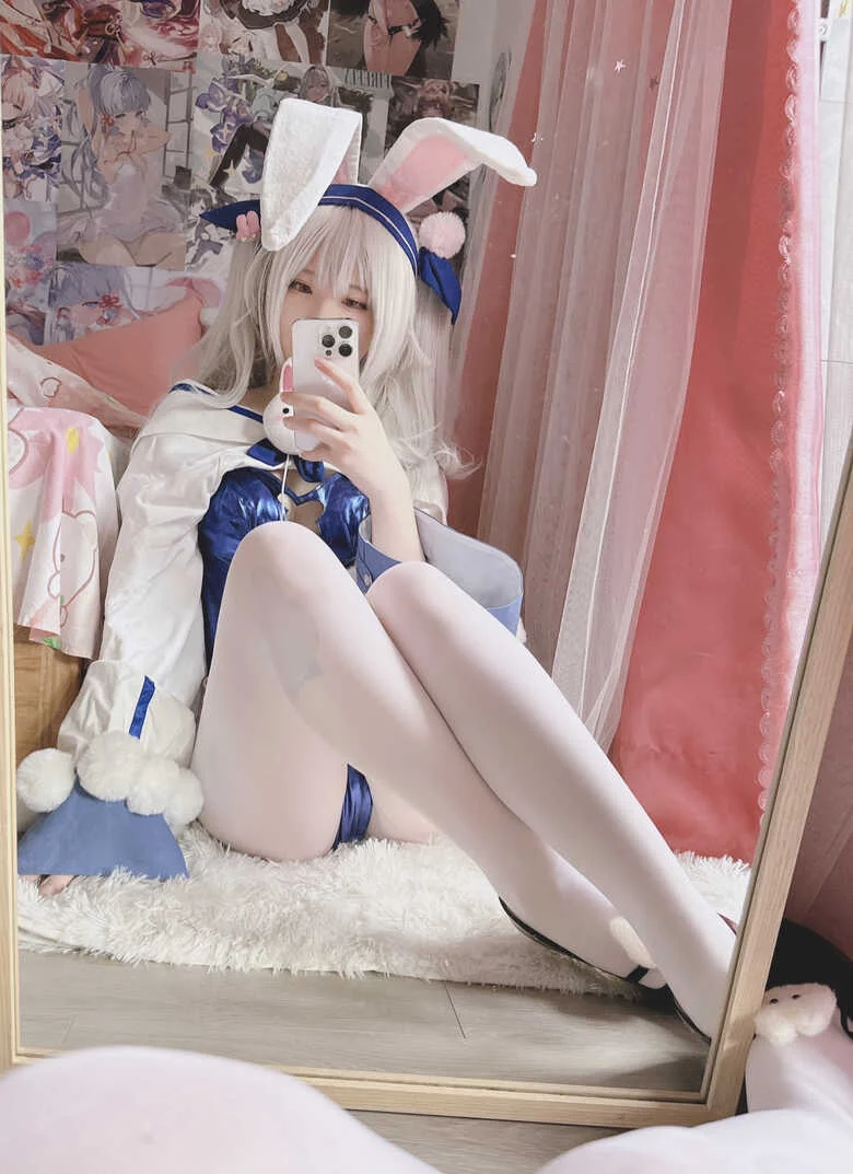 习呆呆 - Bunny Girl Laffey [21P 1V] 20241014-222719(9).webp