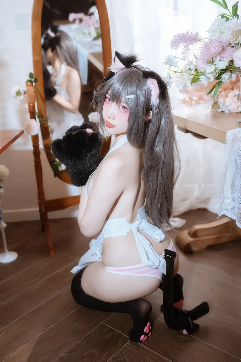 二佐Nisa – 碧蓝水星纪念围裙 [41P-726MB] TG@icoset012.webp