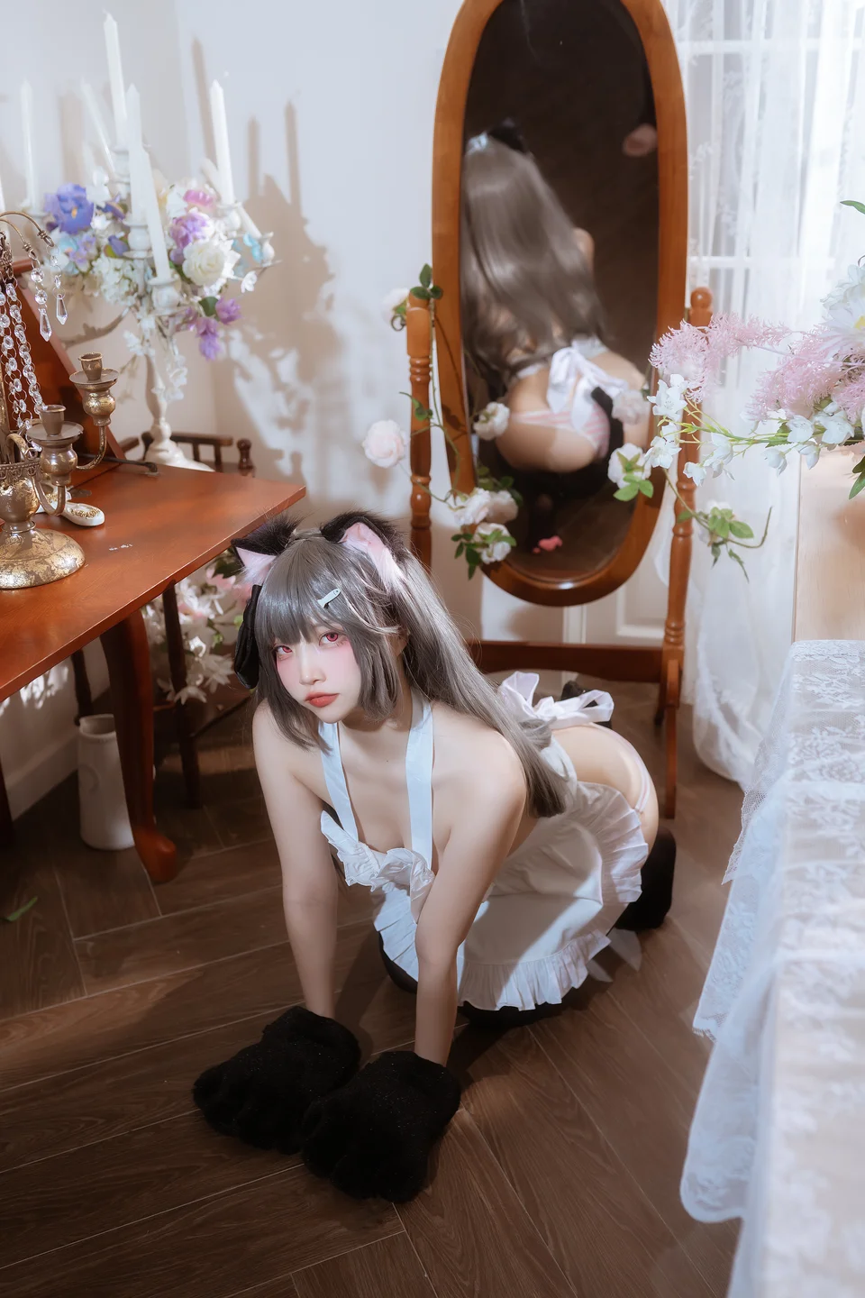 二佐Nisa – 碧蓝水星纪念围裙 [41P-726MB] TG@icoset025.webp