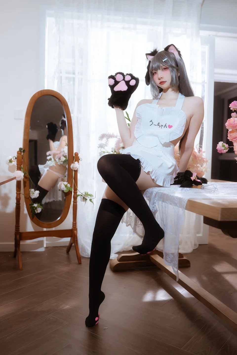 二佐Nisa – 碧蓝水星纪念围裙 [41P-726MB] TG@icoset032.webp