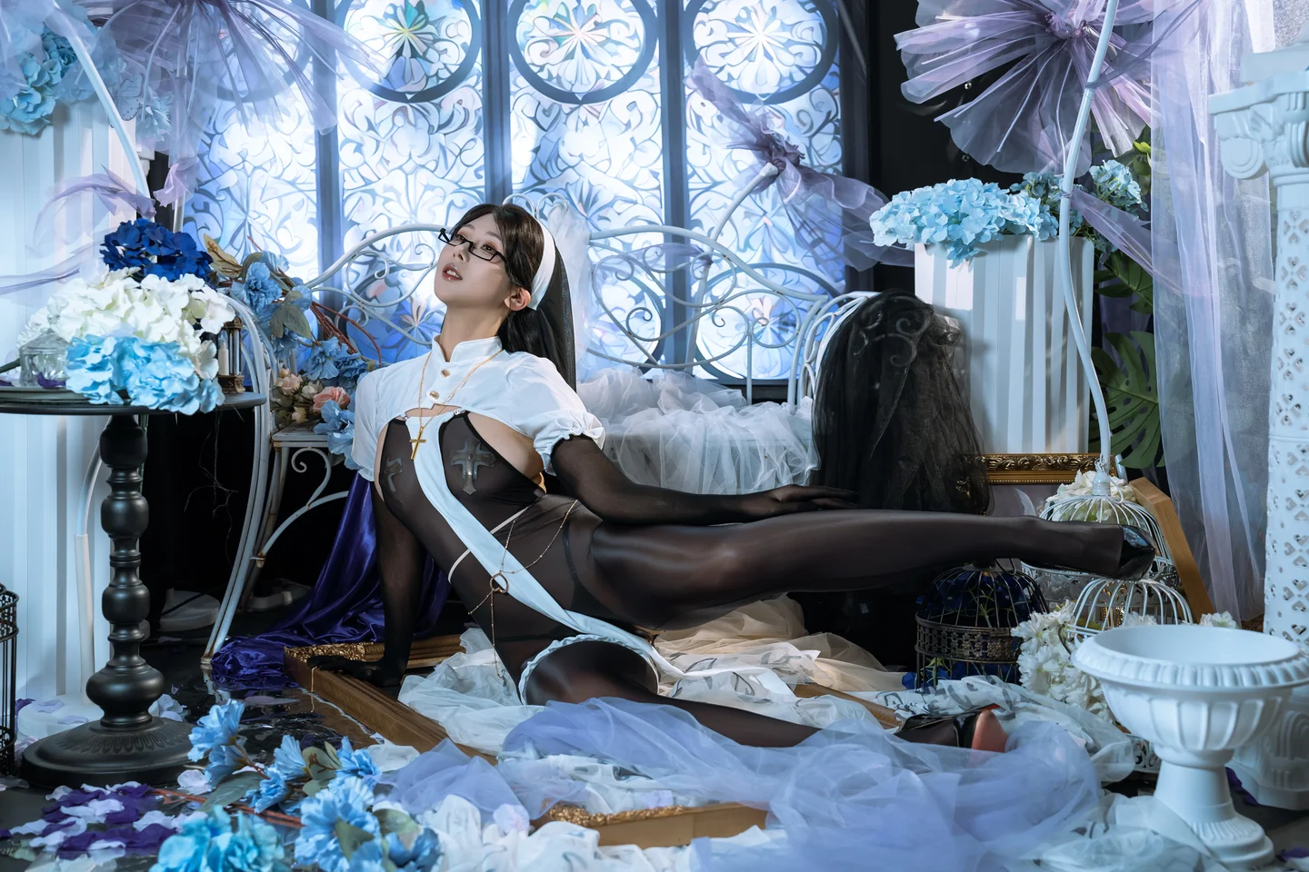 云溪溪 - 奶桃桃 沉陷 修女 [90P,1V-1.47GB] 051.webp
