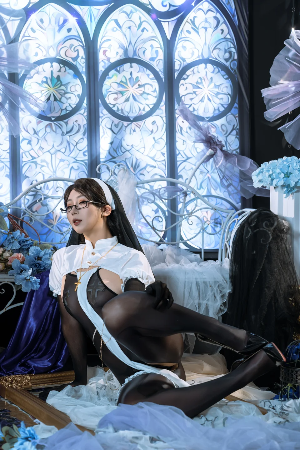 云溪溪 - 奶桃桃 沉陷 修女 [90P,1V-1.47GB] 053.webp