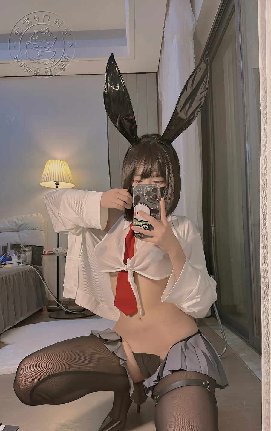 几时宁 No.004 – 逆JK兔女郎 [23P-287MB] 【丝足阁写真】006.webp