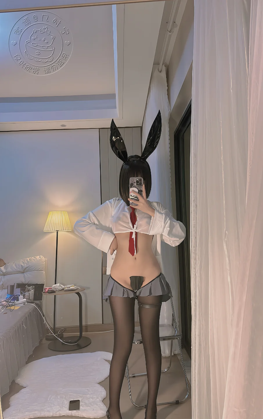 几时宁 No.004 – 逆JK兔女郎 [23P-287MB] 【丝足阁写真】008.webp