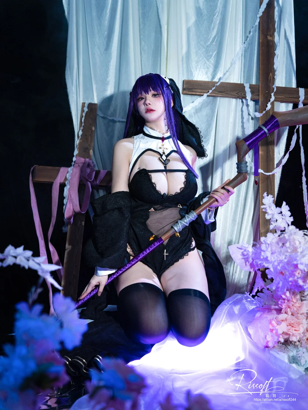 前羽rr – フェルン Fern 修女ver [37P] TG@icoset003.webp