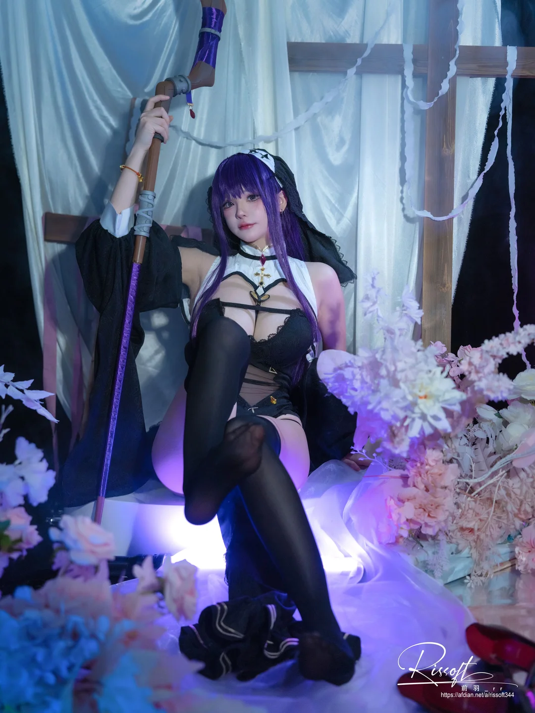 前羽rr – フェルン Fern 修女ver [37P] TG@icoset014.webp