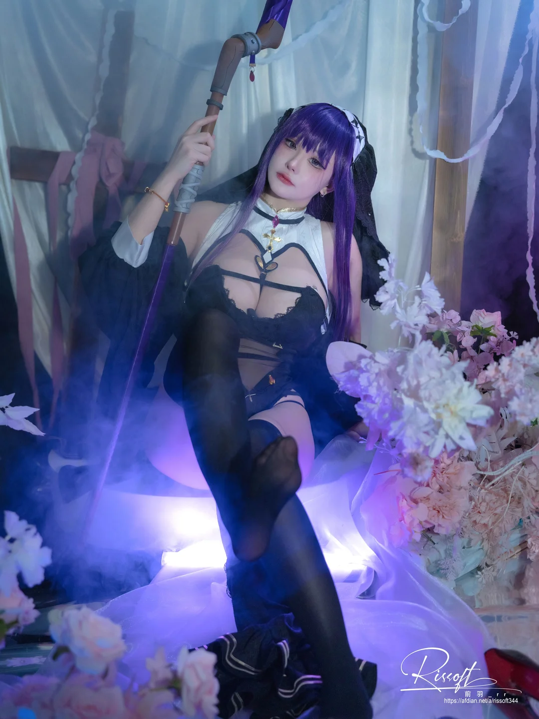 前羽rr – フェルン Fern 修女ver [37P] TG@icoset015.webp