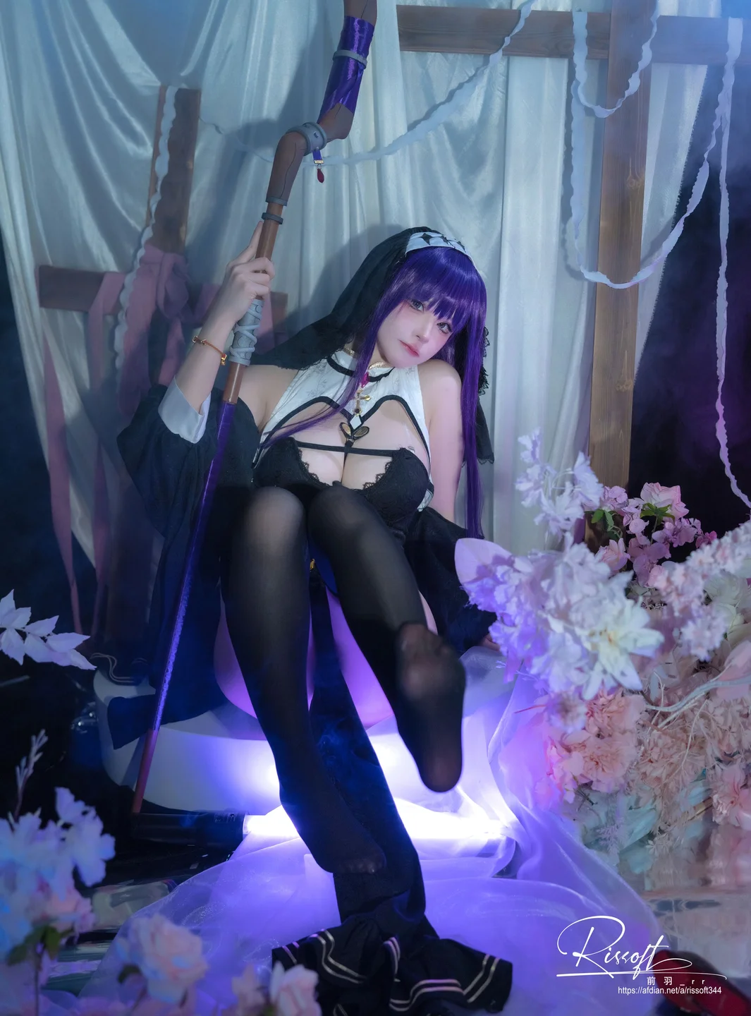 前羽rr – フェルン Fern 修女ver [37P] TG@icoset016.webp