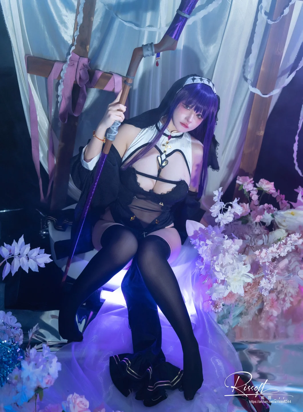 前羽rr – フェルン Fern 修女ver [37P] TG@icoset017.webp