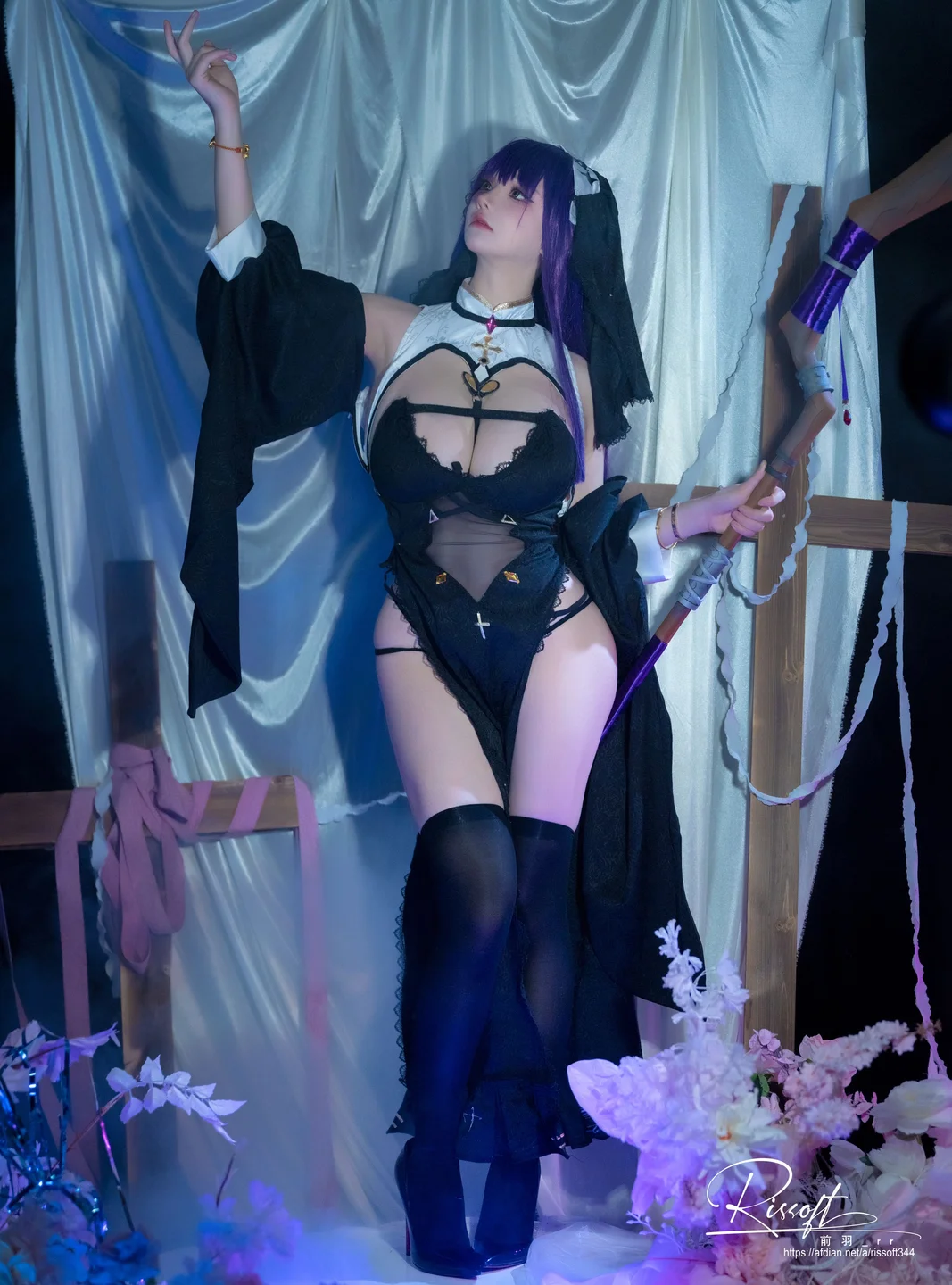 前羽rr – フェルン Fern 修女ver [37P] TG@icoset020.webp