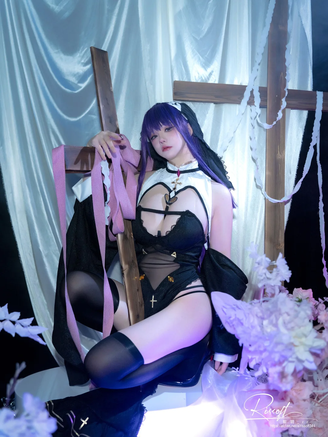 前羽rr – フェルン Fern 修女ver [37P] TG@icoset025.webp