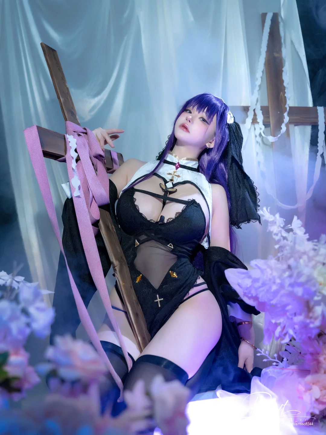 前羽rr – フェルン Fern 修女ver [37P] TG@icoset027.webp