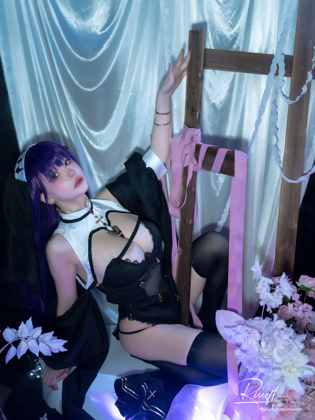 前羽rr – フェルン Fern 修女ver [37P] TG@icoset028.webp