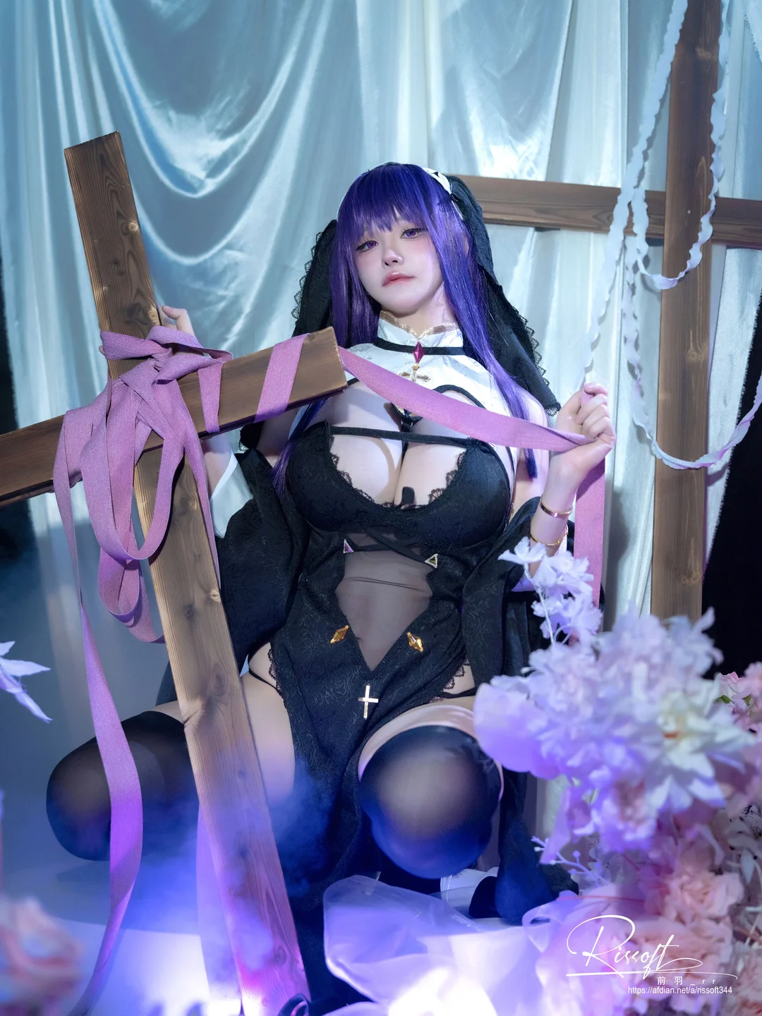 前羽rr – フェルン Fern 修女ver [37P] TG@icoset029.webp