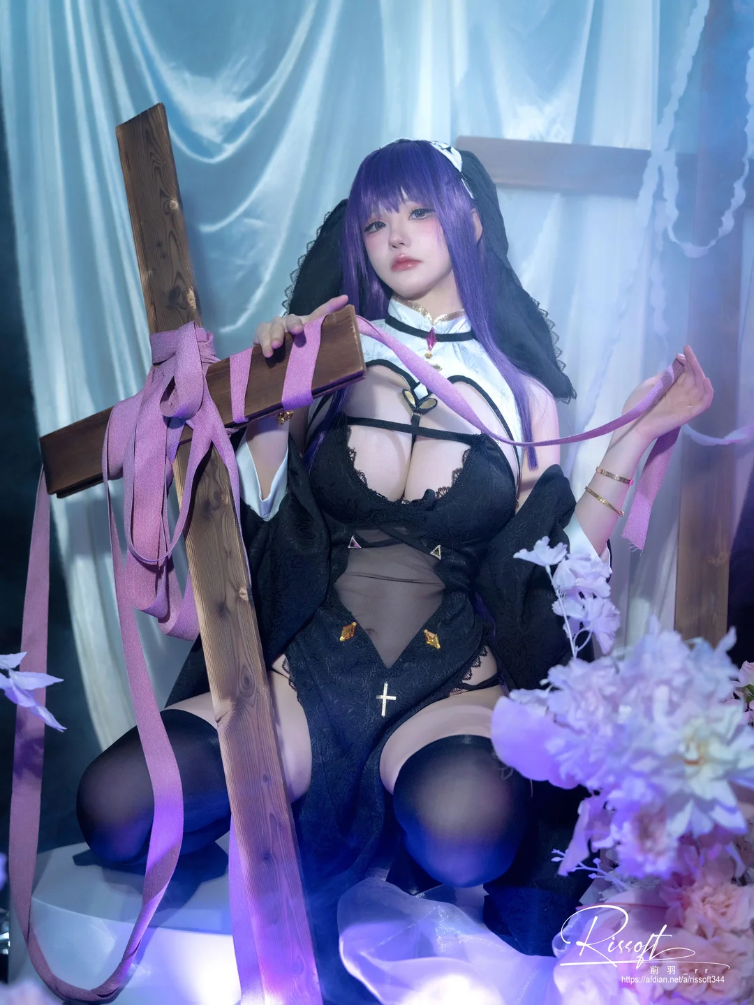 前羽rr – フェルン Fern 修女ver [37P] TG@icoset030.webp