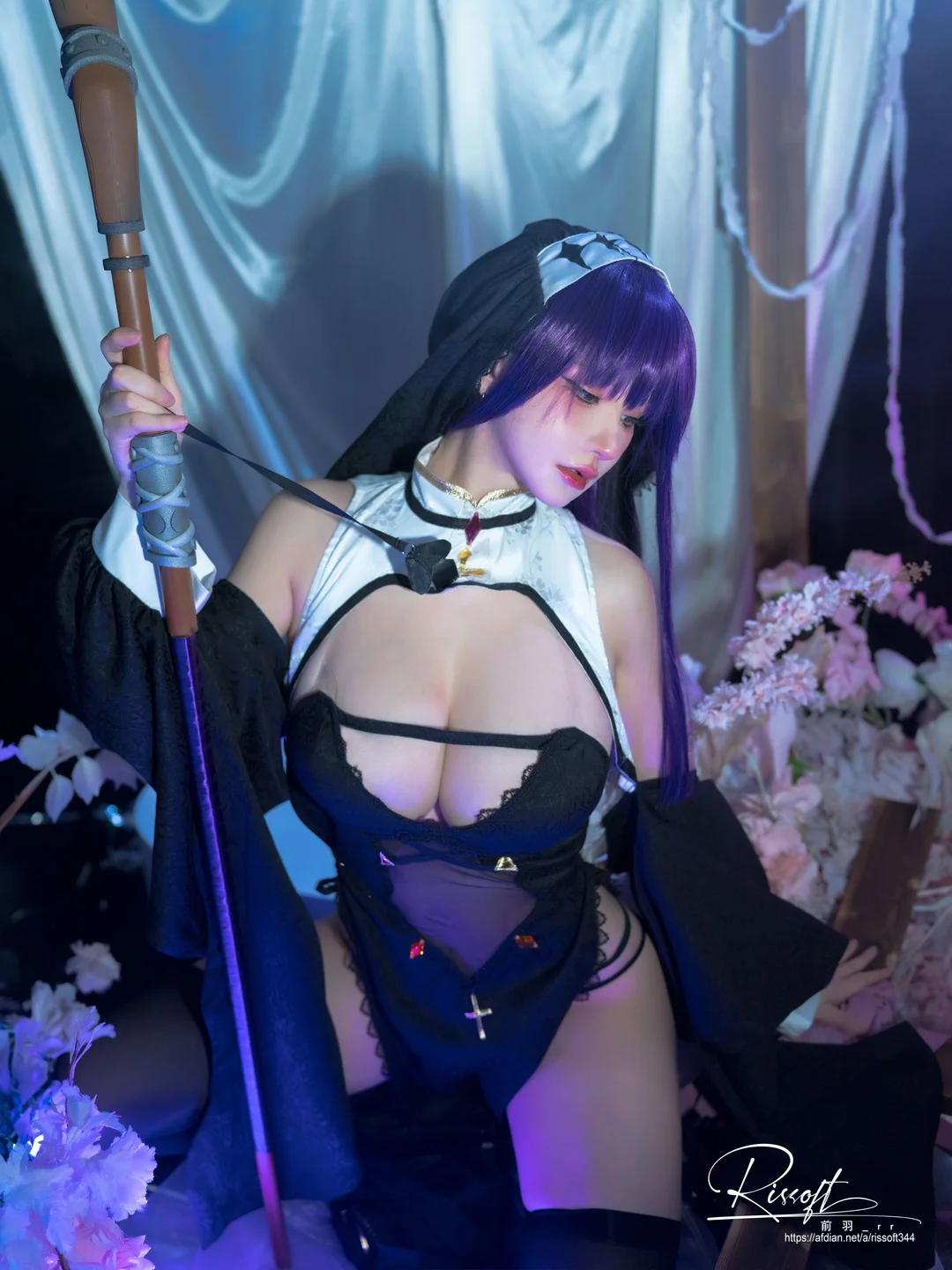前羽rr – フェルン Fern 修女ver [37P] TG@icoset037.webp