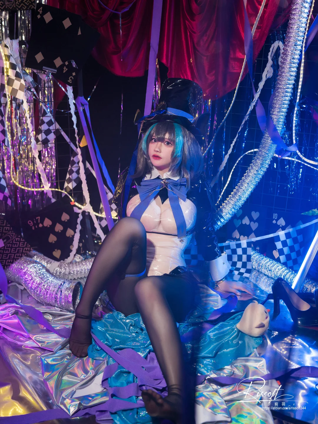 前羽rr - 碧蓝航线 柴郡魔术师 [50P] tg@simisebaisi30.webp